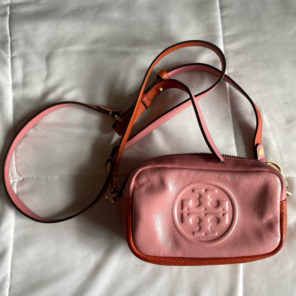Pink & Orange Tory Burch crossbody bag